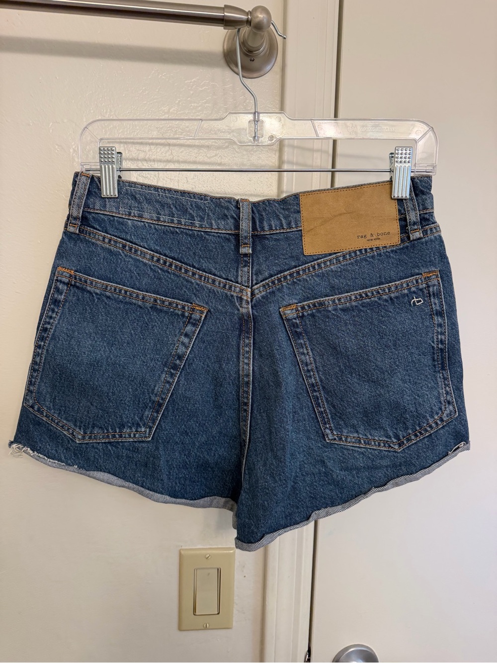NWT rag & bone Maya High Rise Hot Shorts Rye Harbor Size 27 - Picture 6 of 7